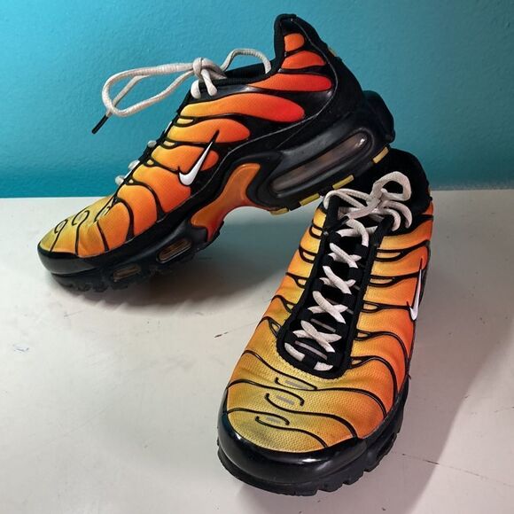 Nike Air Max Plus “Tiger” Orange Sneakers 852630-040 US Mens Size 8 / 41 EU - Picture 9 of 16